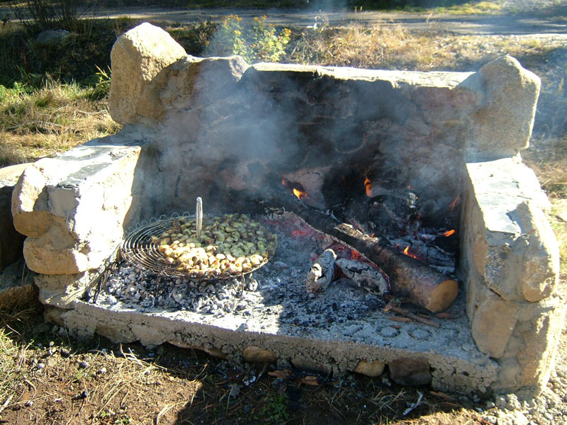 Barbecue du camping